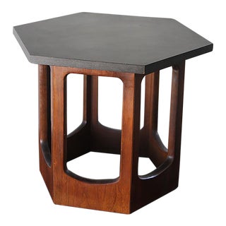 Mid 20th Century Harvey Probber Hexagonal Side Table. For Sale