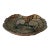 Vietri Italian Tortoise Shell Glass Bowl, Made in Turkey For Sale