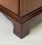 Vintage Chippendale Style Mahogany Open Cubby Nightstands - A Pair For Sale - Image 11 of 16