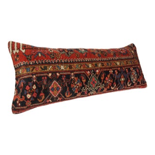 Authentic Tribal Sofa Lumbar Rug Cushion Pillow Cover -16'' X 38'' For Sale