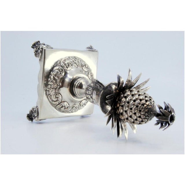 Silver Toothpick Holder For Sale - Image 4 of 10