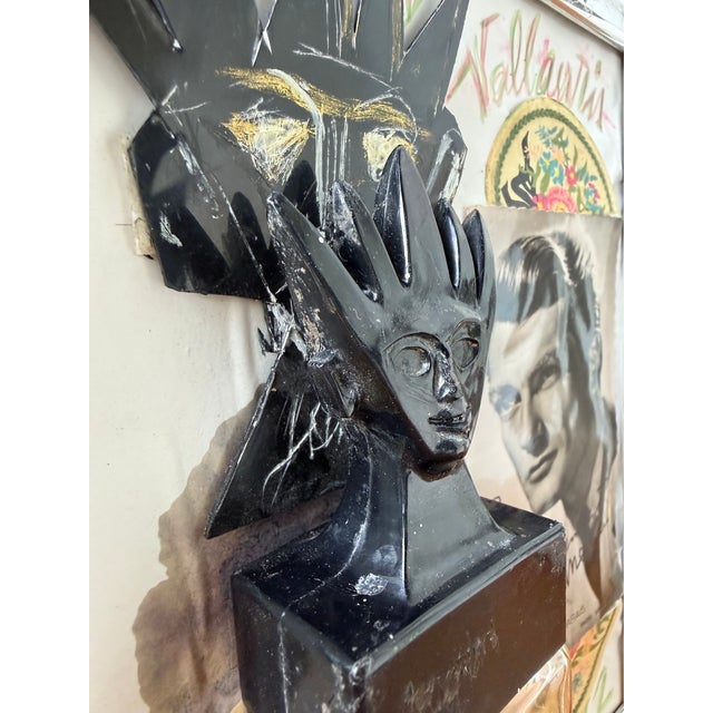 Handcrafted Mural Artwork Jean Marais Vallauris, 1960s For Sale - Image 15 of 18