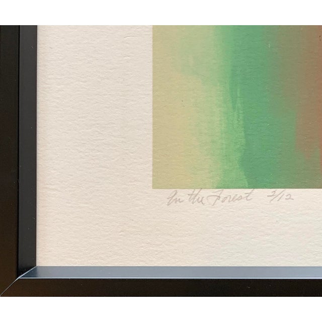 1970s Abstract Embossed Print - Signed and Numbered For Sale - Image 4 of 9