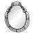 1920s Large Wrought Iron Wall Mount Mirror Ie. Edgar Brandt For Sale