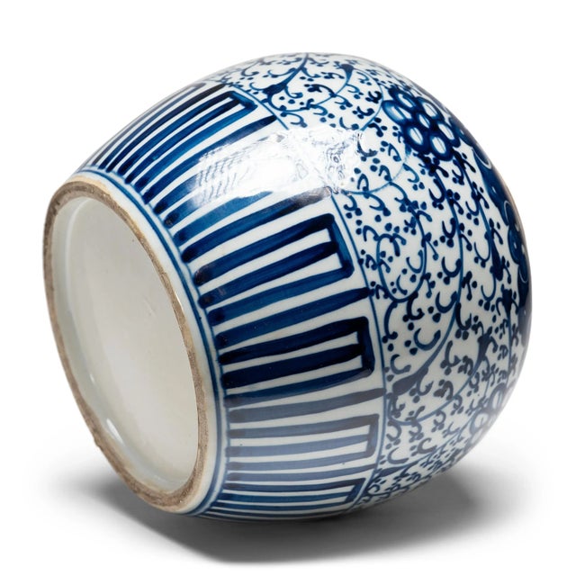Chinese Blue & White Eternity Ginger Jar For Sale In Chicago - Image 6 of 8