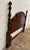 Wood Vintage Thomasville Queen or Full Size Convertible Cannonball Headboard For Sale - Image 7 of 13