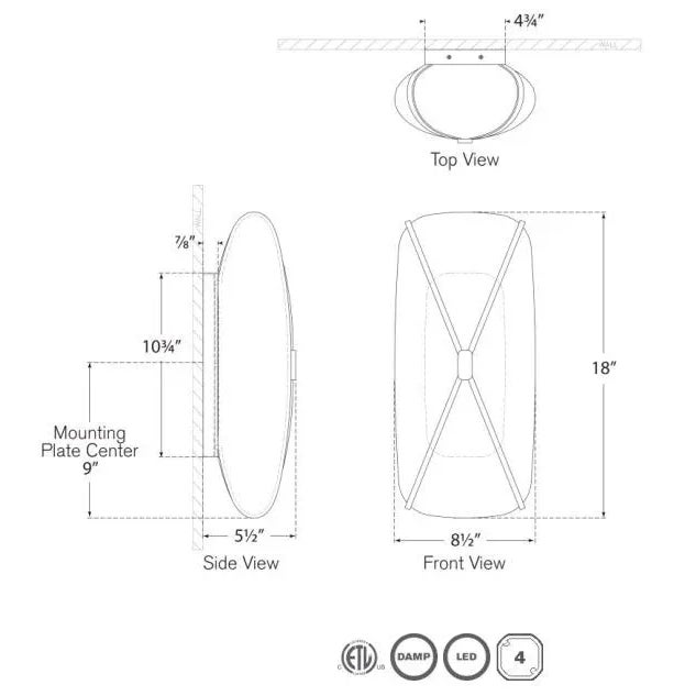 Modern Champalimaud for Visual Comfort Signature Fondant 18" Linear Bath Sconce in Soft Brass For Sale - Image 3 of 3