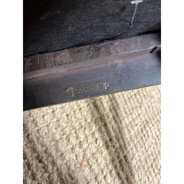 1950s John Stuart Mid-Century Modern Cane and Wood Dining Chairs For Sale - Image 13 of 13