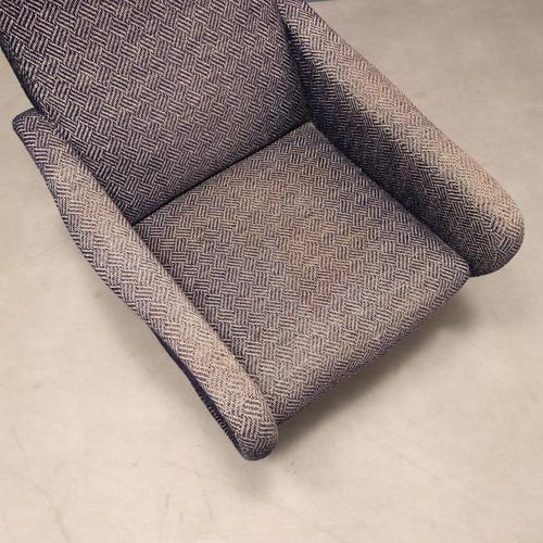 Gray Vintage Armchairs in Fabric, Metal and Brass, 1950s-1960s, Set of 2 For Sale - Image 8 of 10