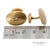 Vintage 14k 585 Solid Yellow Gold Old Cut Natural Diamond Cufflinks, A Pair For Sale - Image 12 of 12