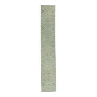 Turkish Oushak Runner Rug 2'10" x 16'6" #17908 For Sale