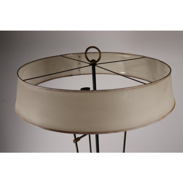 Vintage Floor Lamp in Metal and Brass from Arlus, 1960s For Sale - Image 11 of 18