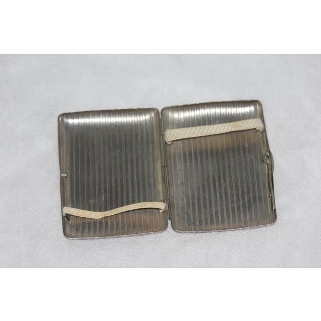Silver Cigarette Case, 1970s For Sale - Image 6 of 10