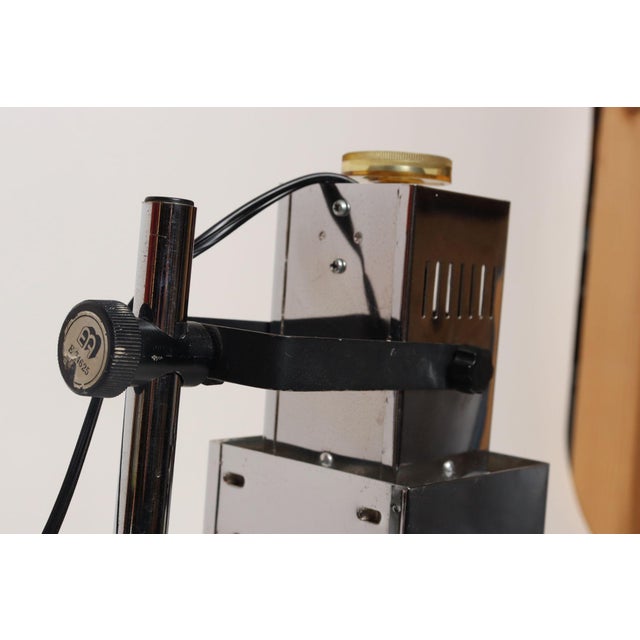 Vintage Koch & Lowy Chrome Adjustable Task / Table Lamp With Articulating Shade For Sale - Image 16 of 17