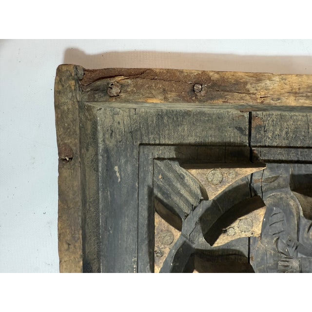 1970s Ganesh Wood Wall Art 1 / 2 For Sale - Image 5 of 9