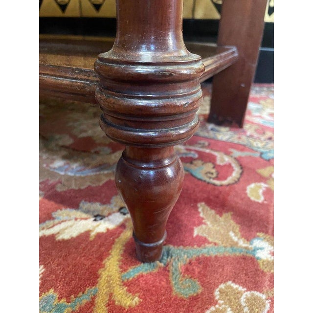Napoleon III Louis XVI Style Mahogany Console For Sale - Image 9 of 10