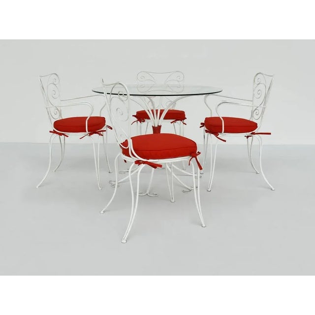Outdoor Table and Chairs attributed to Lio Carminati, Italy, 1958, Set of 5 For Sale - Image 13 of 13