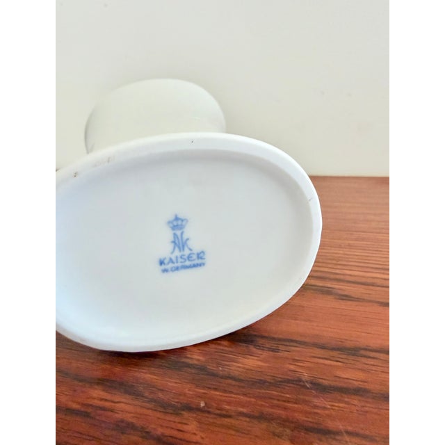 1970s German Glazed Porcelain Vase from AK Kaiser, 1970s For Sale - Image 5 of 6