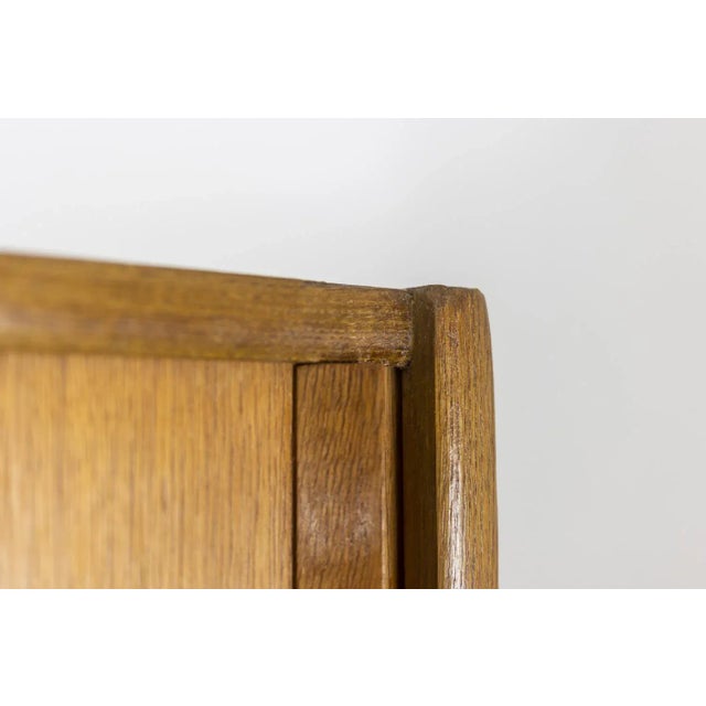 Wood Bookcase in Oak by Didier Rozaffy for Les Meubles Oscar, 1960s For Sale - Image 7 of 13