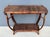 Wood English Mid 20th Century Burn Bamboo & Wicker Console Table For Sale - Image 7 of 8