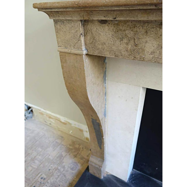Antique Natural Stone Fireplace Mantel For Sale In New York - Image 6 of 9