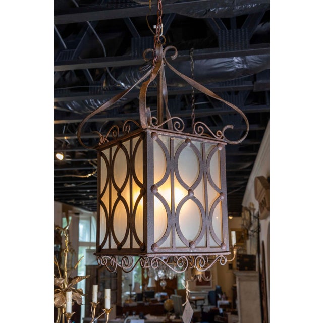 Art Nouveau Mid 20th Century French Lanterns - a Pair For Sale - Image 3 of 6