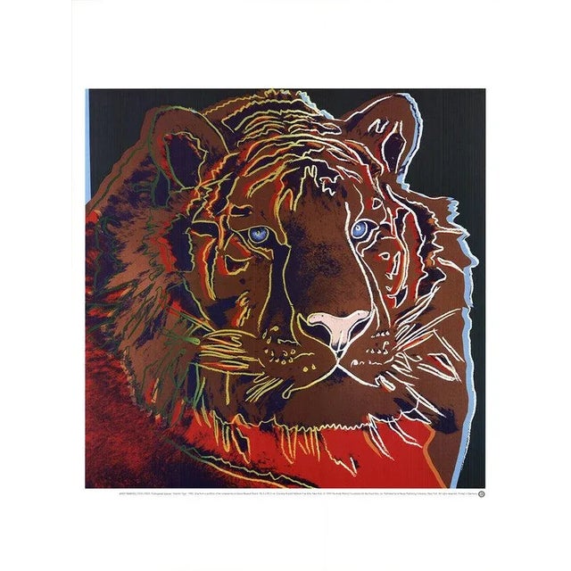 1999 Andy Warhol 'Endangered Siberian Tiger' Offset Lithograph For Sale