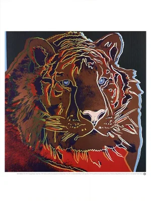 1999 Andy Warhol 'Endangered Siberian Tiger' Offset Lithograph