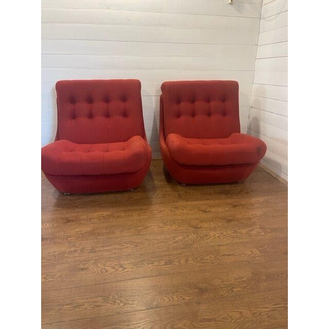 Polysterene Seatings from Jitona, 1970s, Set of 2 For Sale - Image 6 of 6