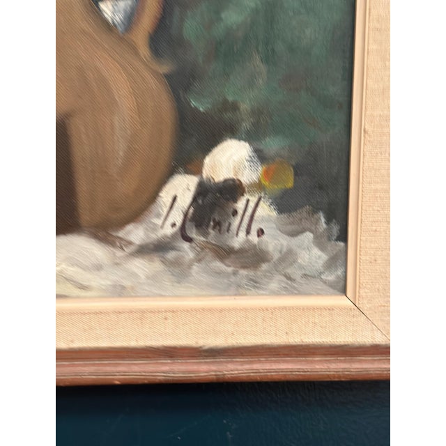 Inge Camill, Still Life, 1960s, Oil on Canvas, Framed For Sale - Image 9 of 14