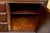 Late 18th Century Carved Walnut Victorian Tudor Style Sideboard Cabinet With Burl Panels, Fluted Columns, Foliate Band and Bun Feet For Sale - Image 9 of 9
