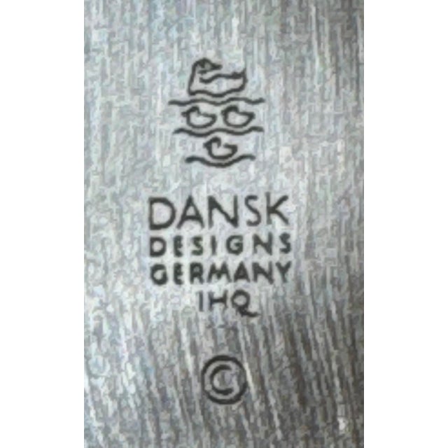 Mid-Century Modern Vintage Dansk "Fjord" Flatware Set - Estate, Rare 3-Generation Hallmarks - Pristine 72 Pieces For Sale - Image 3 of 12