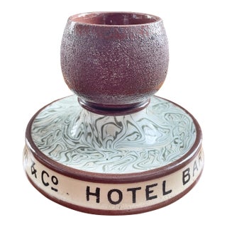 Antique Hotel and Bar Fitters Advertising Match Striker For Sale