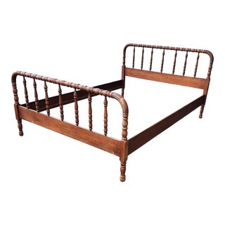Vintage Midcentury Full Sized Jenny Lind Bedframe For Sale