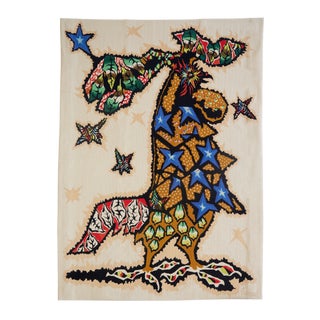 Silkscreen Tapestry Fanfare from Jean Lurçat, Ed.Corot 1950s For Sale