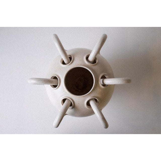 Contemporary Embryo Vase in Wheel-Thrown Glazed Stoneware by Robin Kerr For Sale - Image 3 of 6