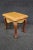 Wicker & Cabriole Leg Side Table For Sale - Image 4 of 6