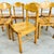 Mid-Century Modern Pine Dining Chairs Attr. Rainer Daumiller – Set of 7 For Sale - Image 3 of 6
