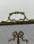 Brass Antique French Art Nouveau Brass Firescreen With Floral & Ribbon Bouquet For Sale - Image 8 of 12