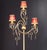 Contemporary Fenice Gold 3 Lights Floor Lamp in Montecarlo Gold and Cut Glass by Aggiolight For Sale - Image 3 of 6