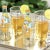 Contemporary Garan Hammered Highball Glasses, Clear, Set of 4 For Sale - Image 3 of 4