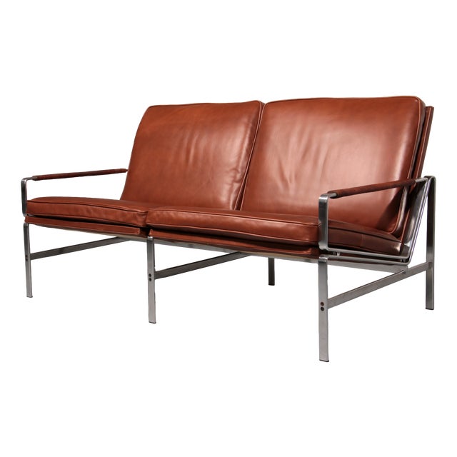 FK6720 Two-Seat Sofa by Fabricius & Kastholm for Kill International, 1960s For Sale