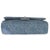 2010s Blue Bleached Chain Printed Denim Medium Classic Double Flap Bag For Sale - Image 5 of 9