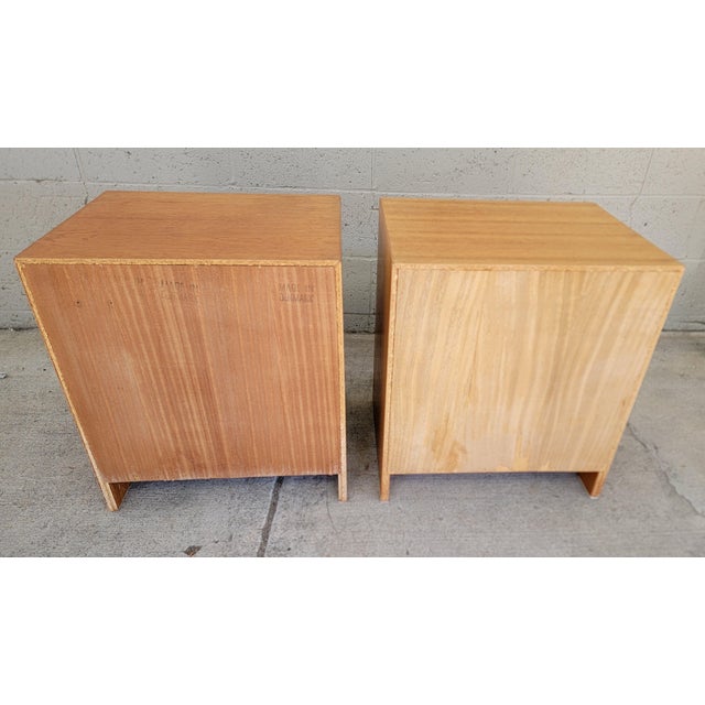 Teak Danish Modern Nightstands - A Pair For Sale - Image 11 of 17