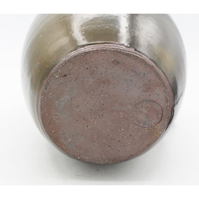 1960-1972 American Ben Owen Master Potter Stamped Lidded Pitcher For Sale - Image 9 of 9
