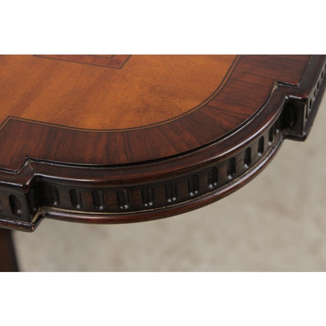 Maitland Smith Flame Mahogany Dining Table For Sale In Philadelphia - Image 6 of 18