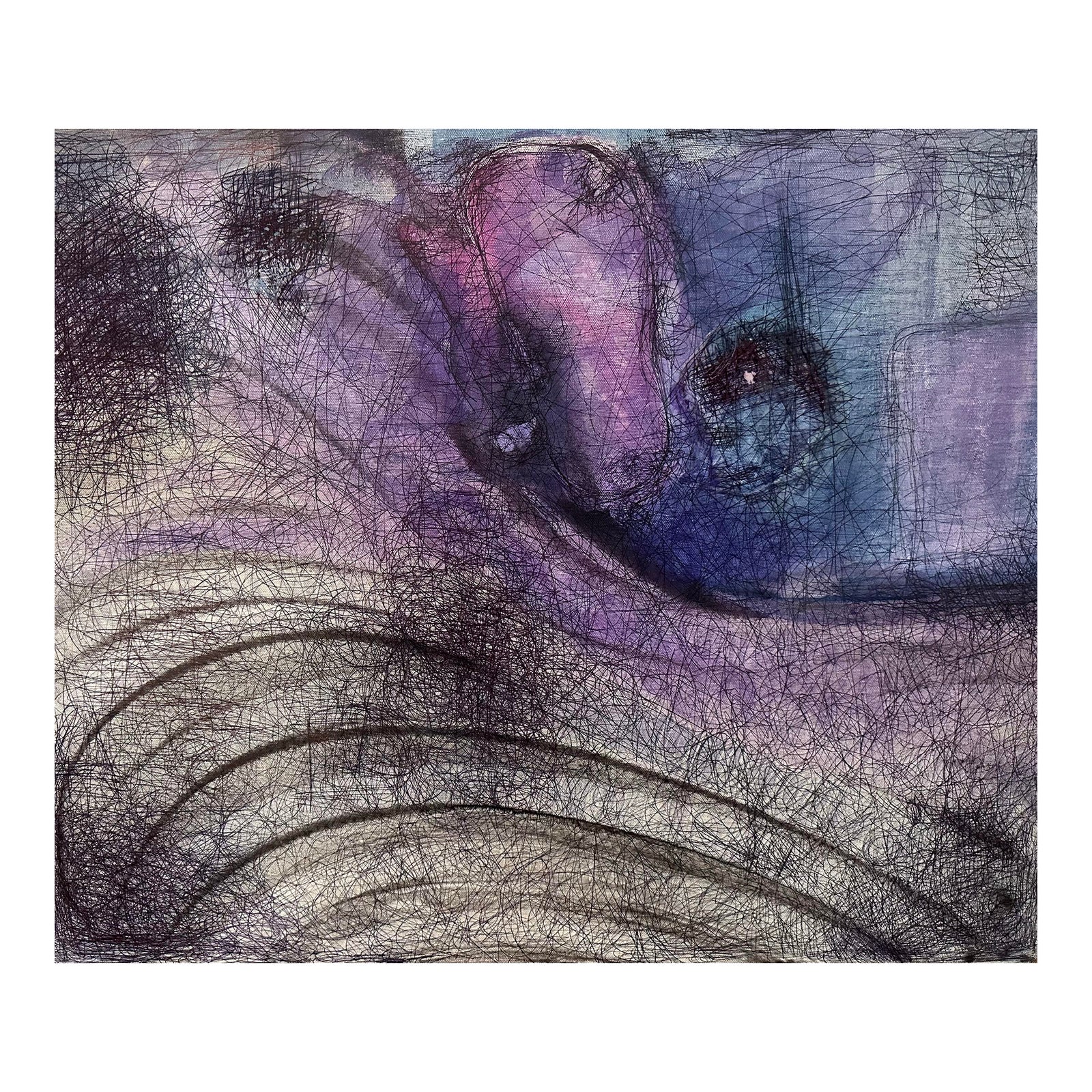 Original Mixed Medium Abstract Painting | Chairish