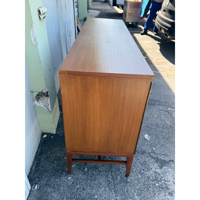 Calvin Furniture 1950s Calvin Furniture Irwin Collection Long Chest of Drawers For Sale - Image 4 of 12