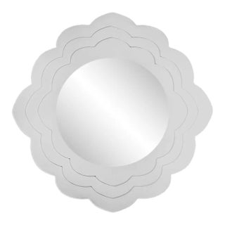 Fleur Home Audubon Magnolia Circle Mirror in Graytint, 36x36 For Sale
