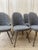 Black Vintage Italian Chairs by Lenzi Nello, 1960s, Set of 6 For Sale - Image 8 of 13